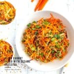 Asian Carrot Salad in Sesame Dressing