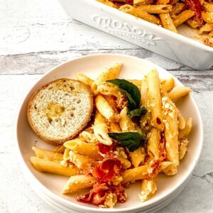 Baked Vegan Feta Pasta