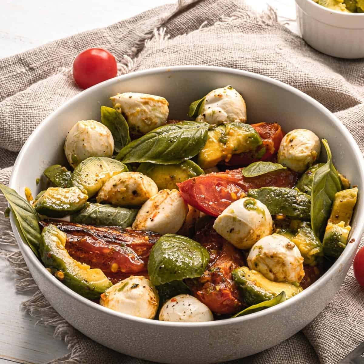 Mediterranean diet Caprese Salad