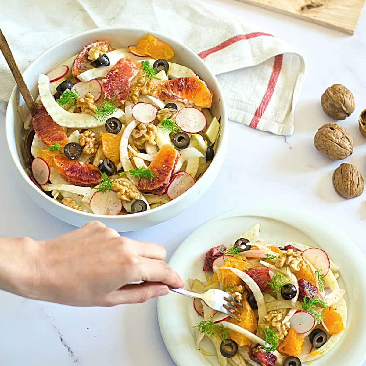 Mediterranean Diet Orange and Fennel Salad 