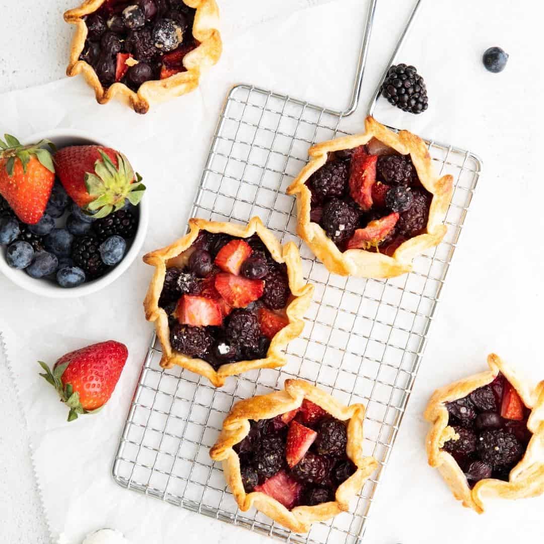 mixed berry galette recipe