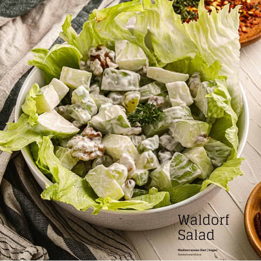 Mediterranean Diet Waldorf Salad
