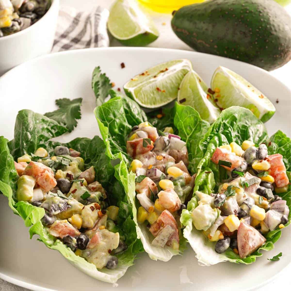 Vegan Mexican Lettuce Wraps