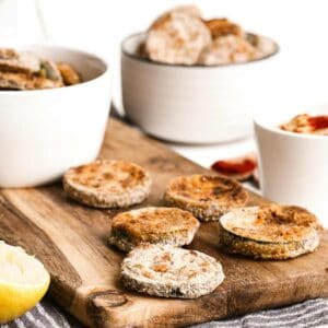 Oven Baked Zucchini Crisps