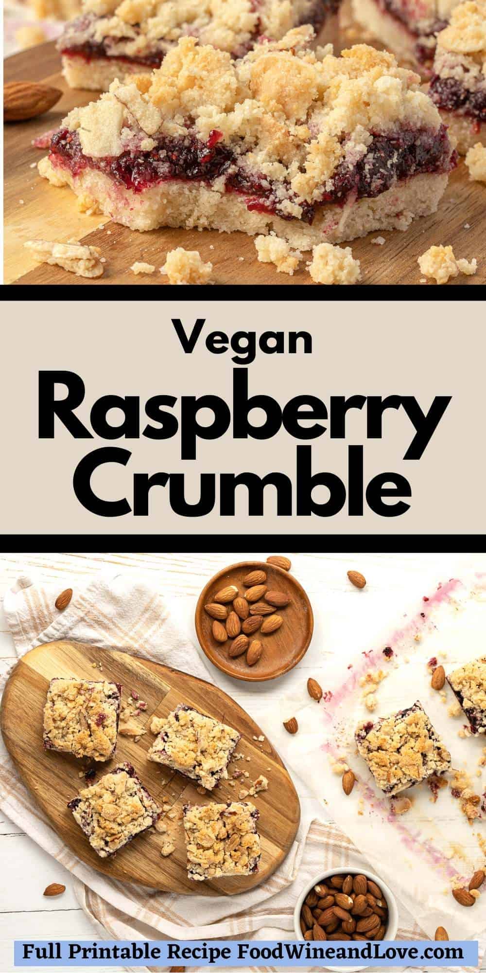 Homemade Vegan Raspberry Crumble