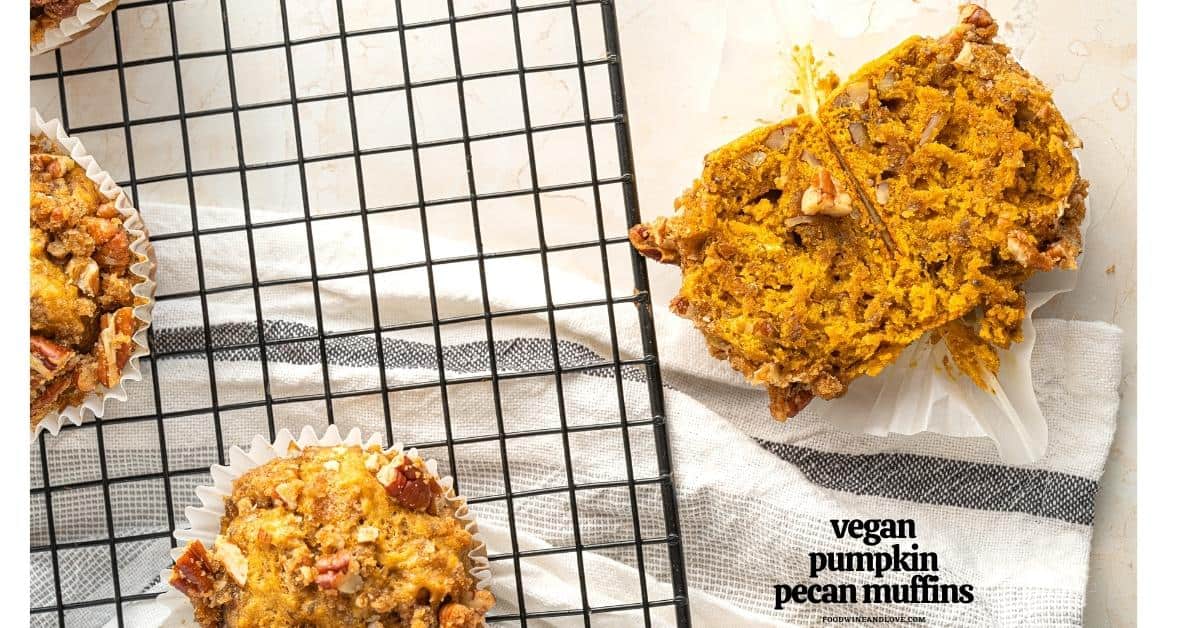 Vegan Pumpkin Pecan Muffins