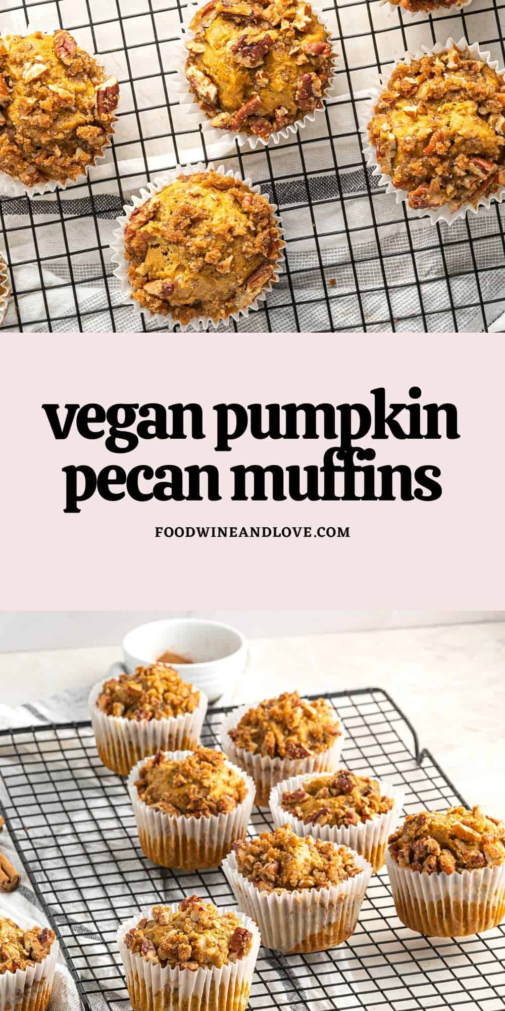 Vegan Pumpkin Pecan Muffins