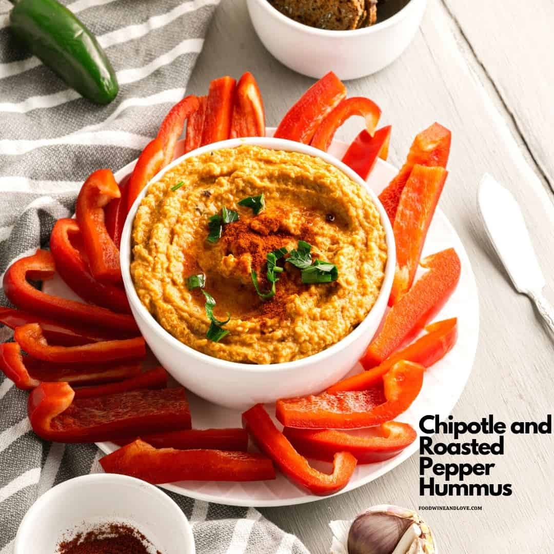 Chipotle  and Roasted Pepper Hummus