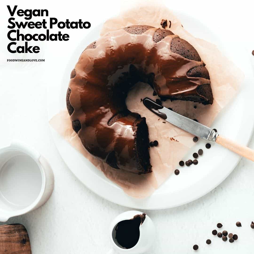 Vegan Sweet Potato Chocolate Cake