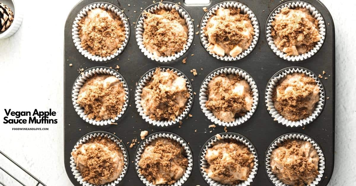 Vegan Applesauce Muffins
