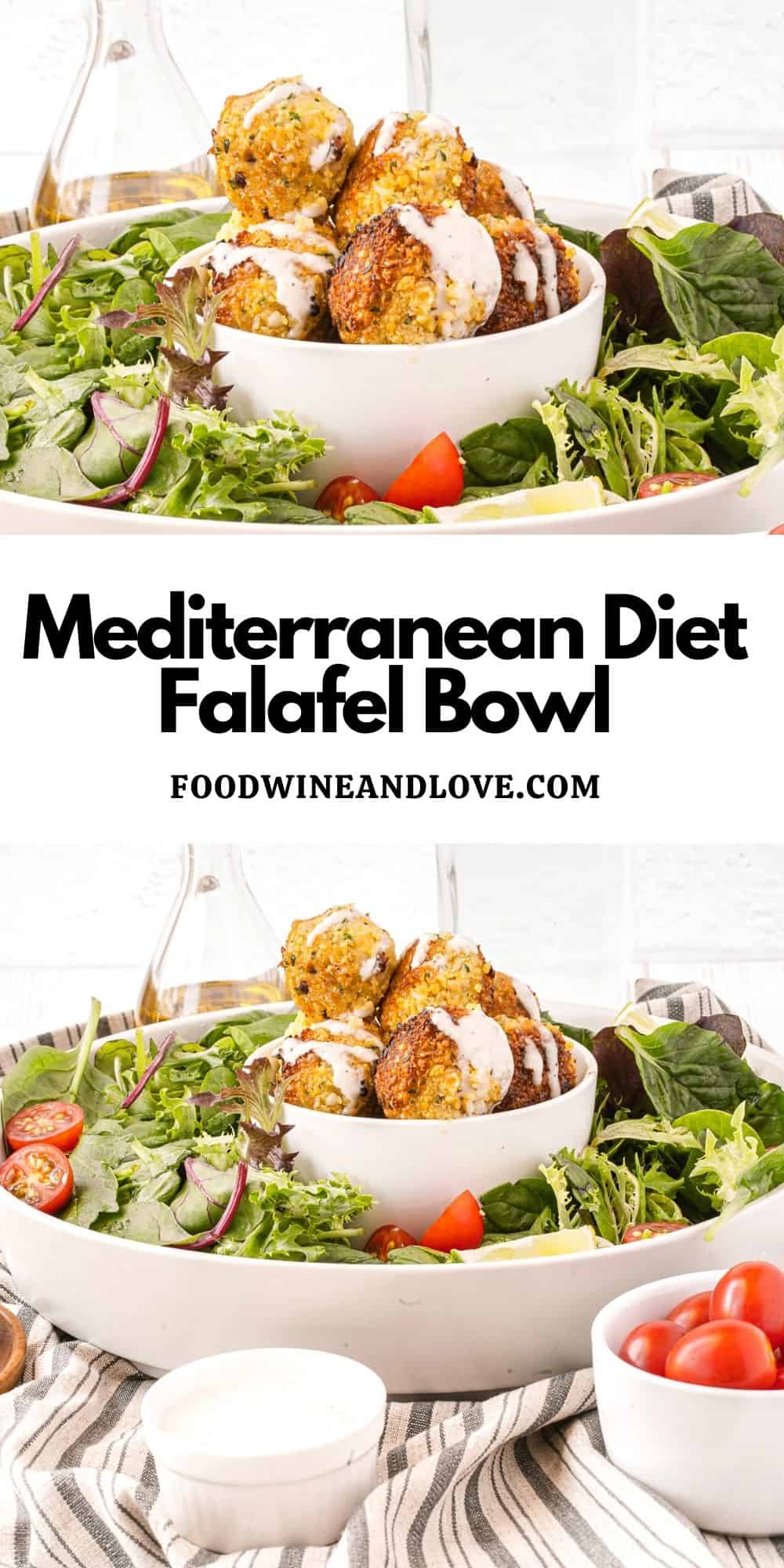 Falafel Salad - Easy Mediterranean Salad Bowl