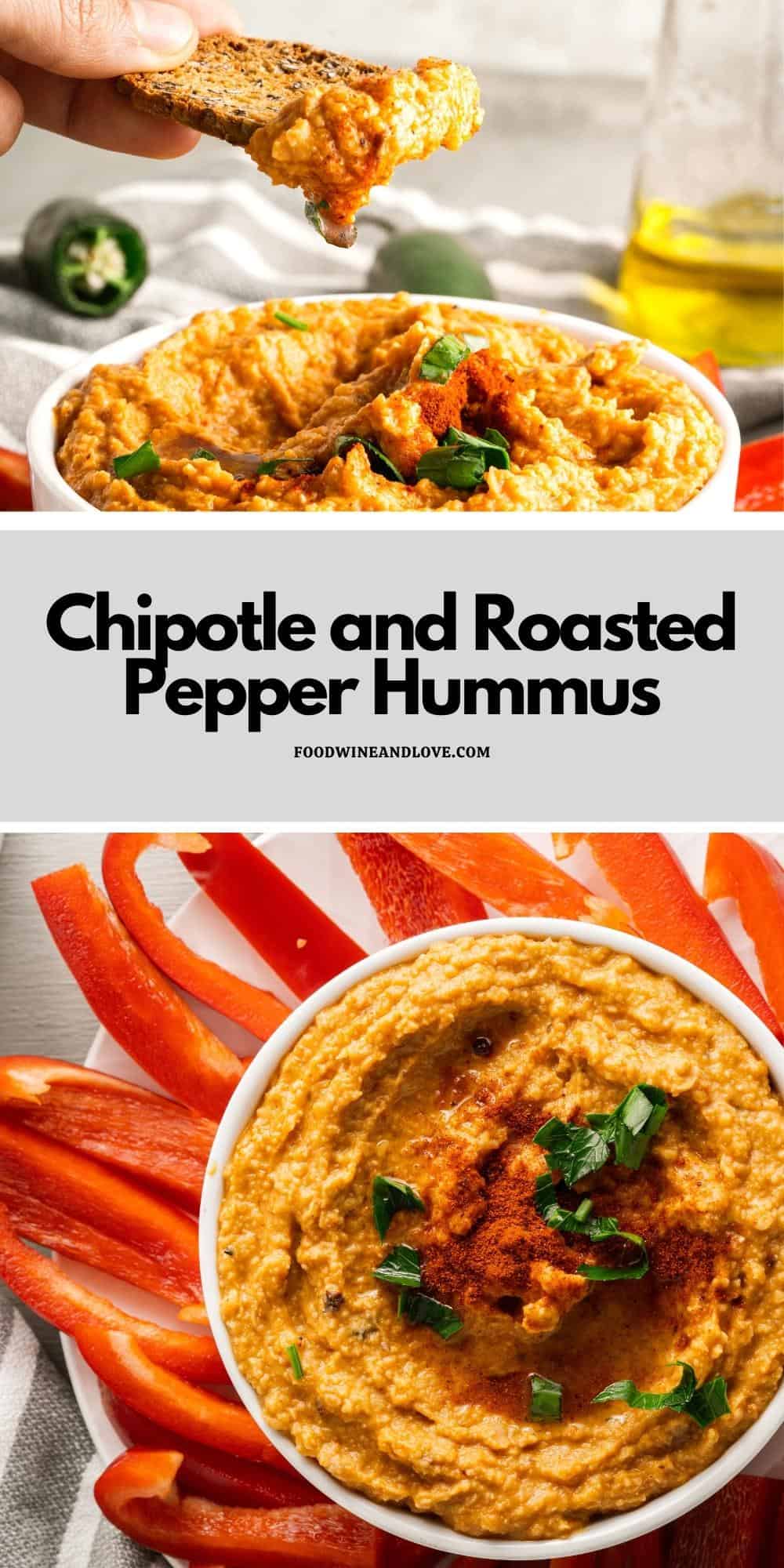 Chipotle  and Roasted Pepper Hummus