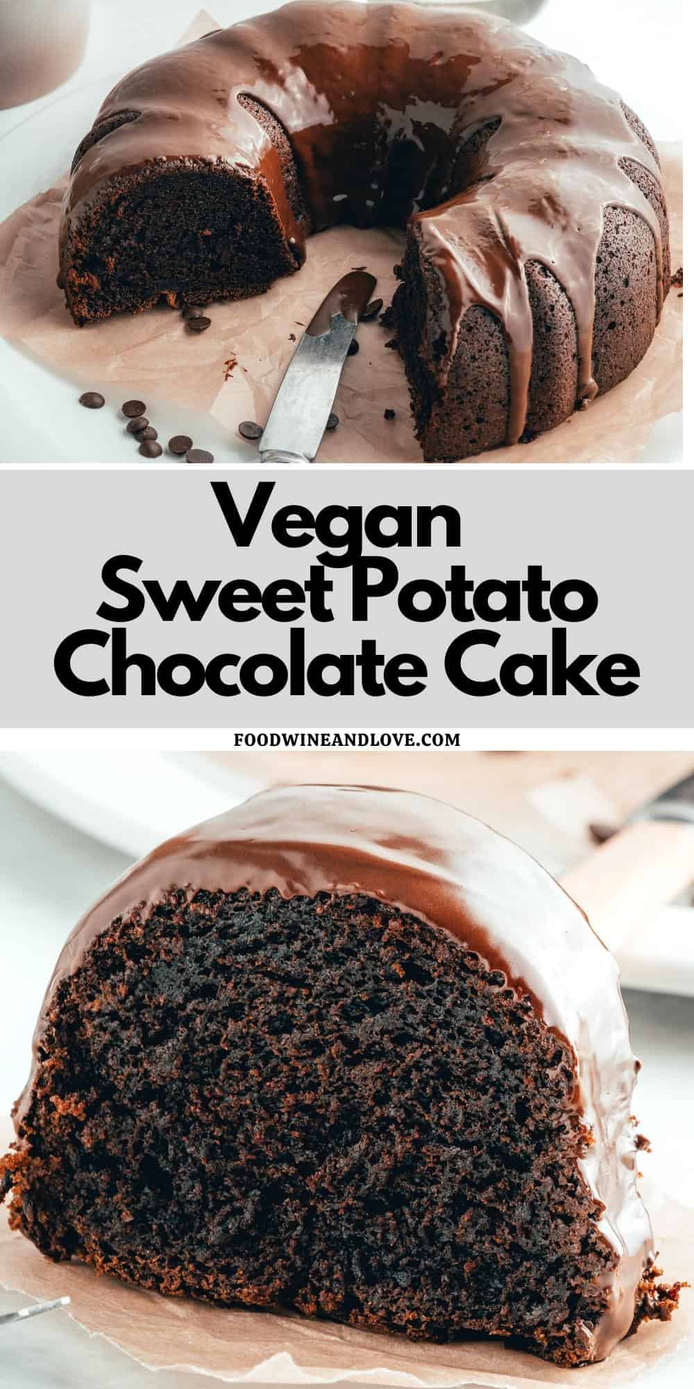 Vegan Sweet Potato Chocolate Cake