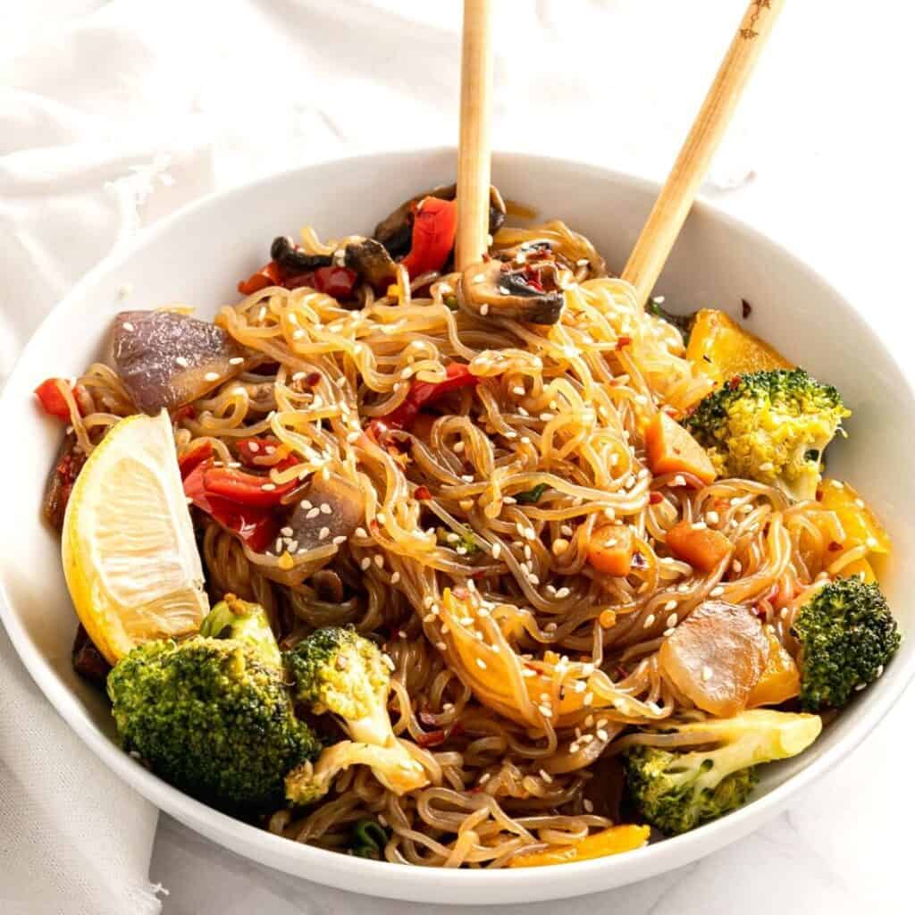 Vegetable Stir Fry with Shirataki Noodles Food Wine and Love