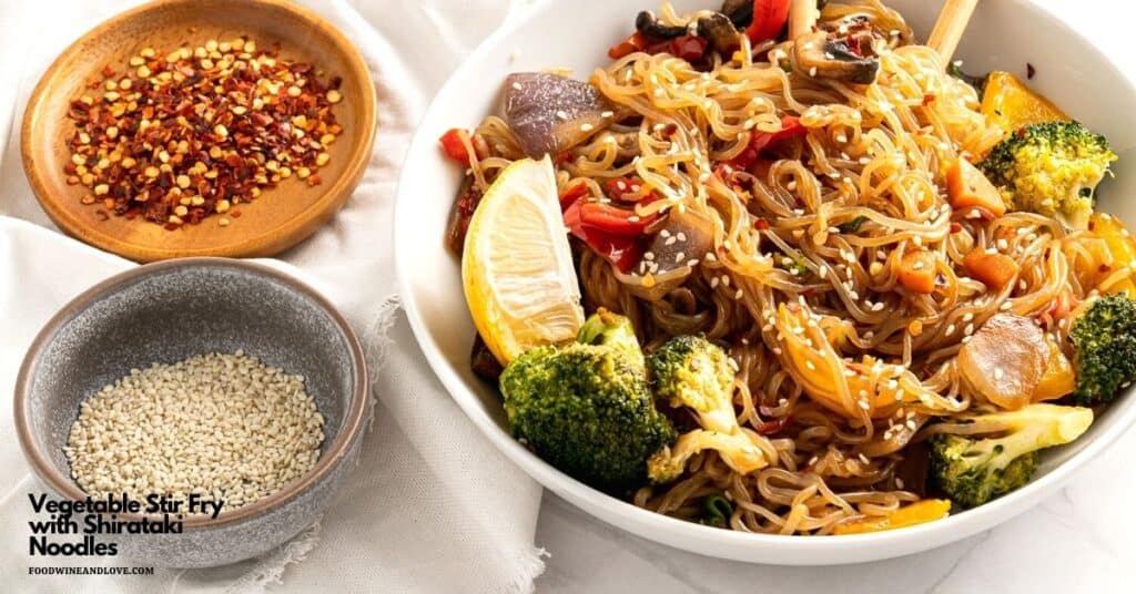 Vegetable Stir Fry with Shirataki Noodles Food Wine and Love