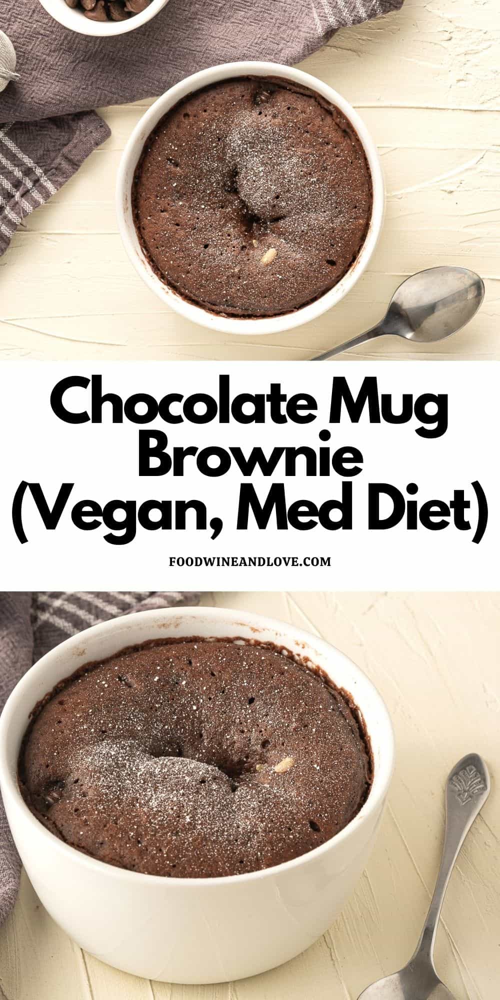 Easy Vegan Mug Brownie