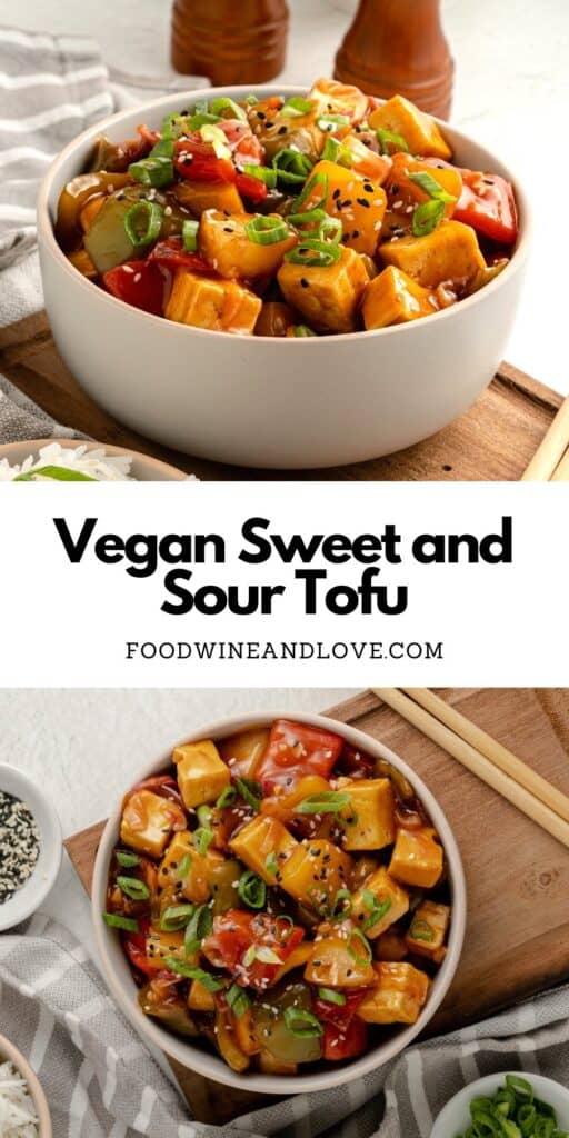 Vegan Sweet and Sour Tofu - Food Wine and Love
