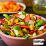 Cantaloupe and Strawberry Summer Salad