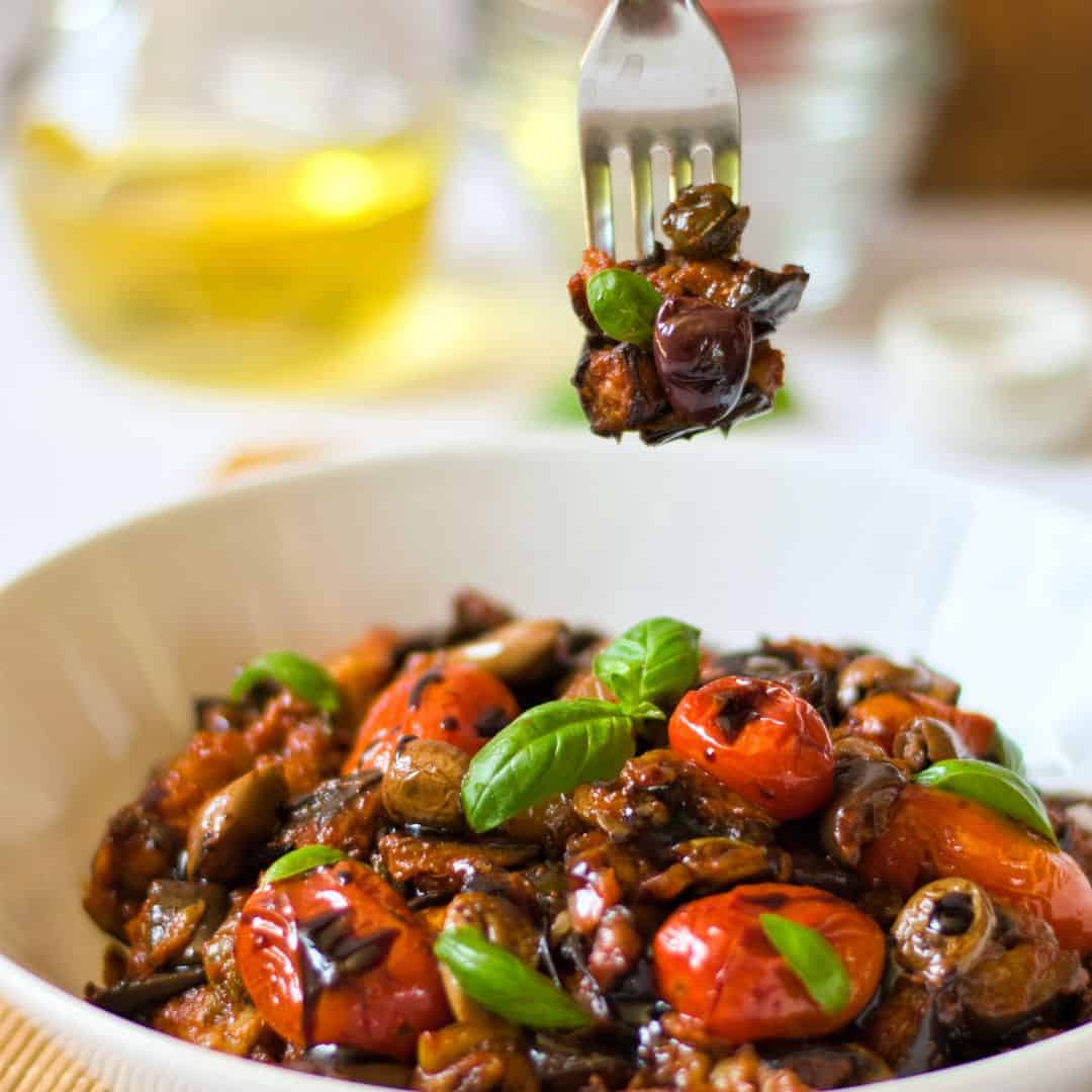 Mediterranean Diet Eggplant Caponata