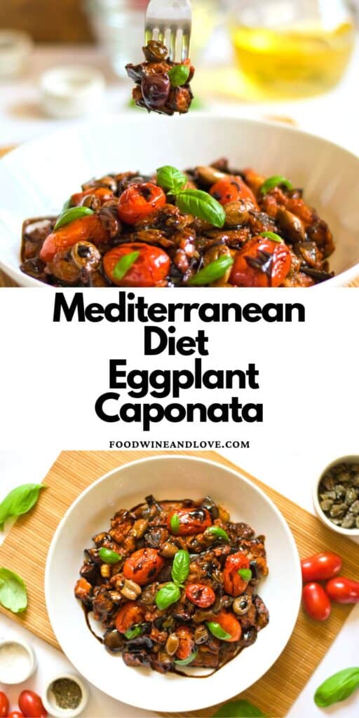 Mediterranean Diet Eggplant Caponata Food Wine and Love