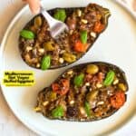 Mediterranean Diet Stuffed Eggplant