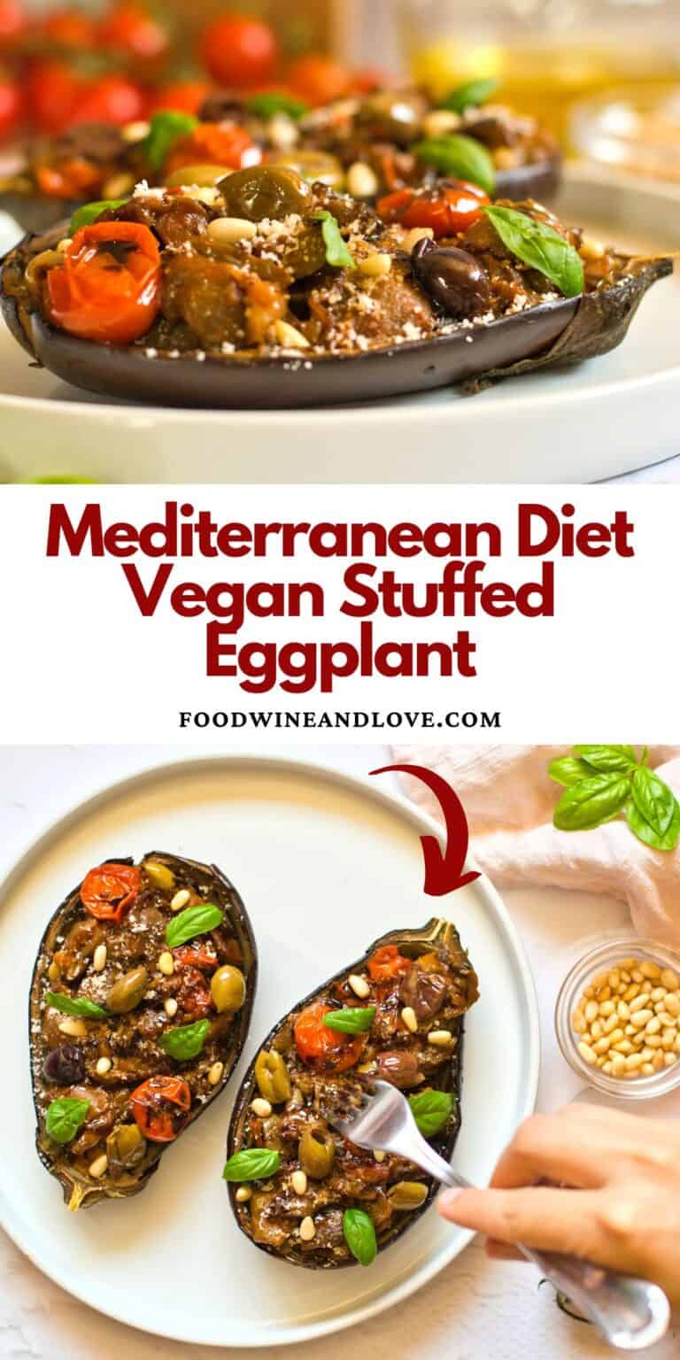 Mediterranean Diet Stuffed Eggplant Food Wine and Love