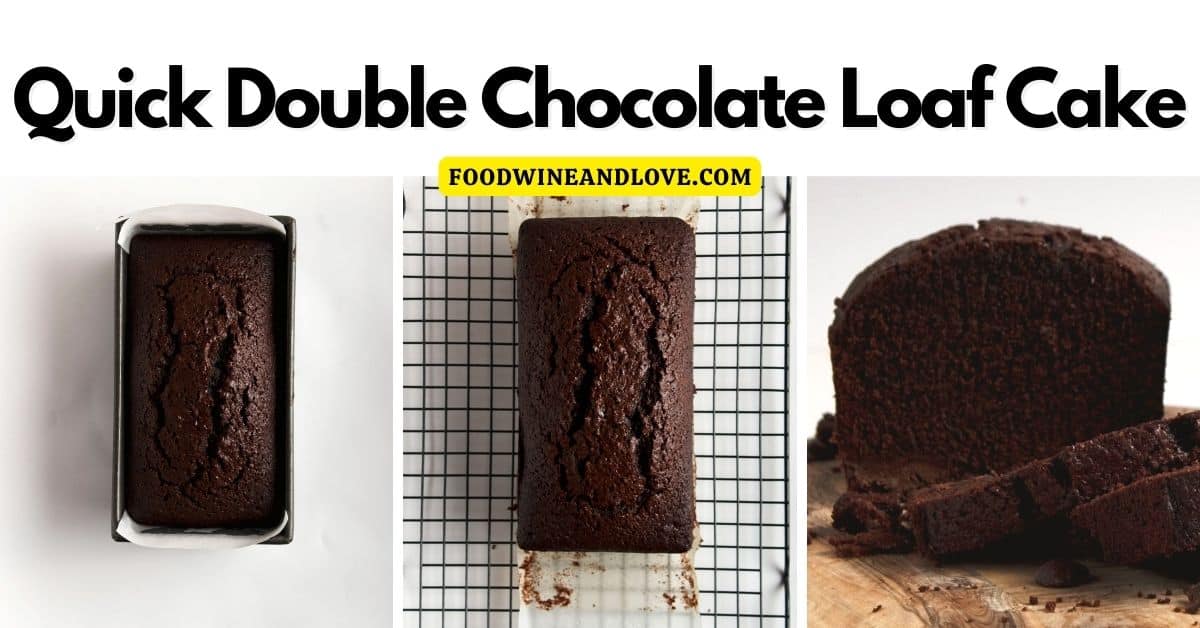 Quick Double Chocolate Loaf Cake