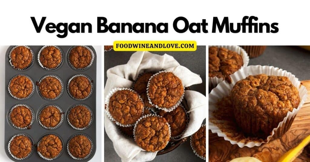 Oat Flour Vegan Muffin Recipe Food Wine and Love