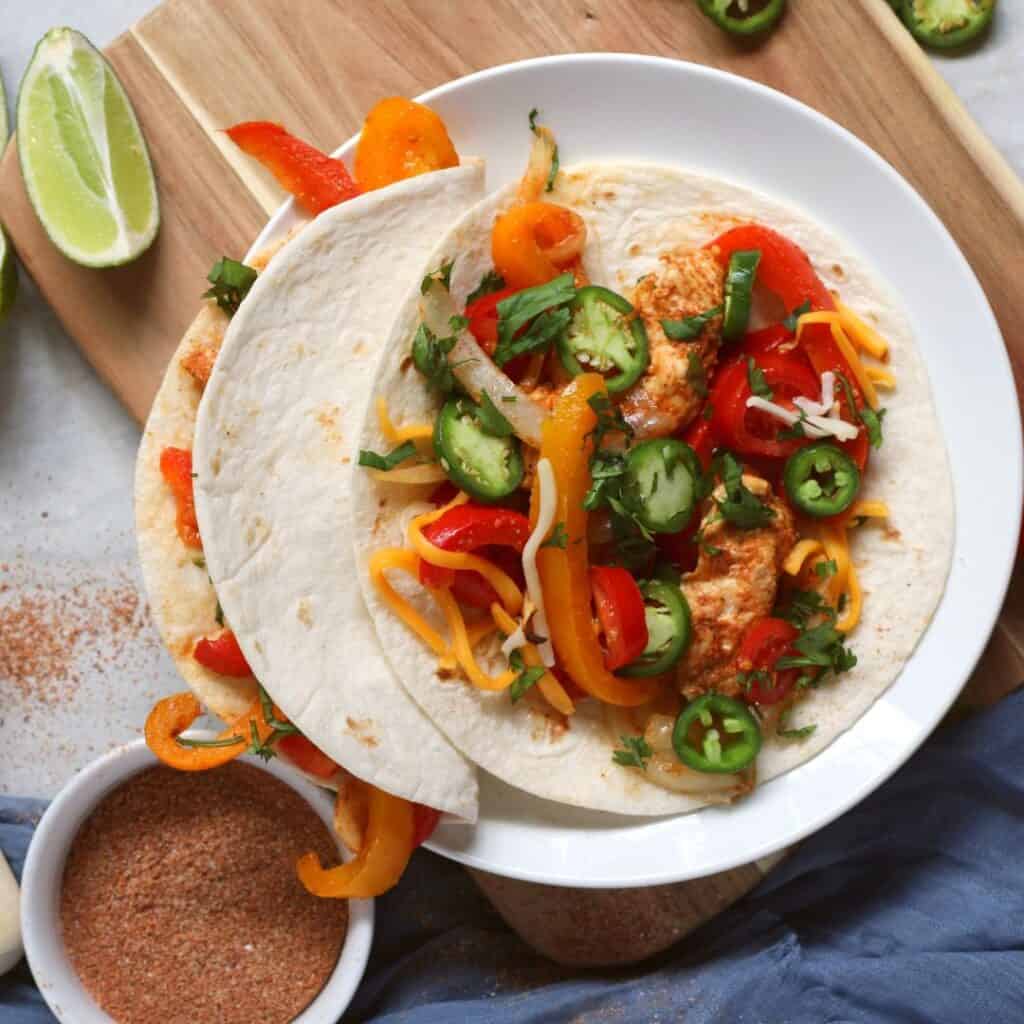 Mediterranean Diet Sheet Pan Fajitas Food Wine and Love