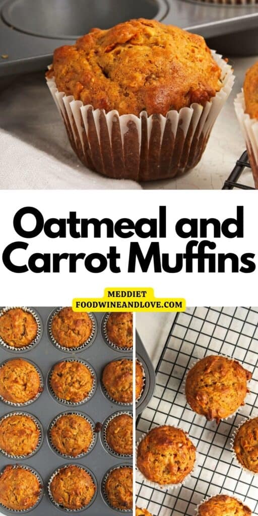 Easy Oatmeal and Carrot Muffin Recipe - Food Wine and Love