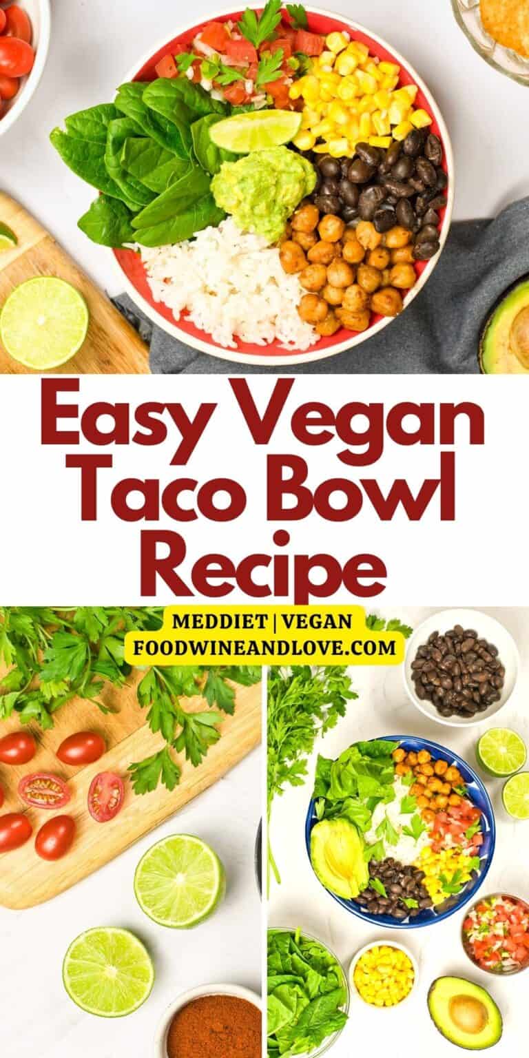 Easy Vegan Taco Bowl Recipe Food Wine and Love