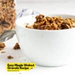 Easy Maple Walnut Granola Recipe