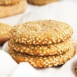 Vegan Tahini and Lemon Cookies