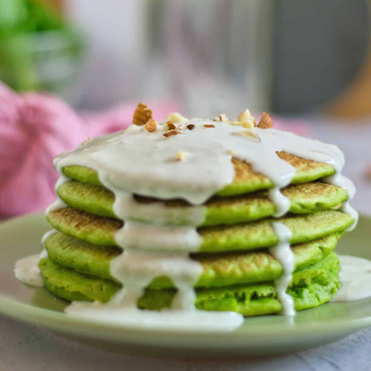 Healthy Homemade Spinach Pancakes