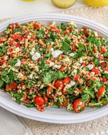 Mediterranean Diet Israeli Couscous Salad