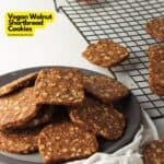 Vegan Walnut Shortbread Cookies