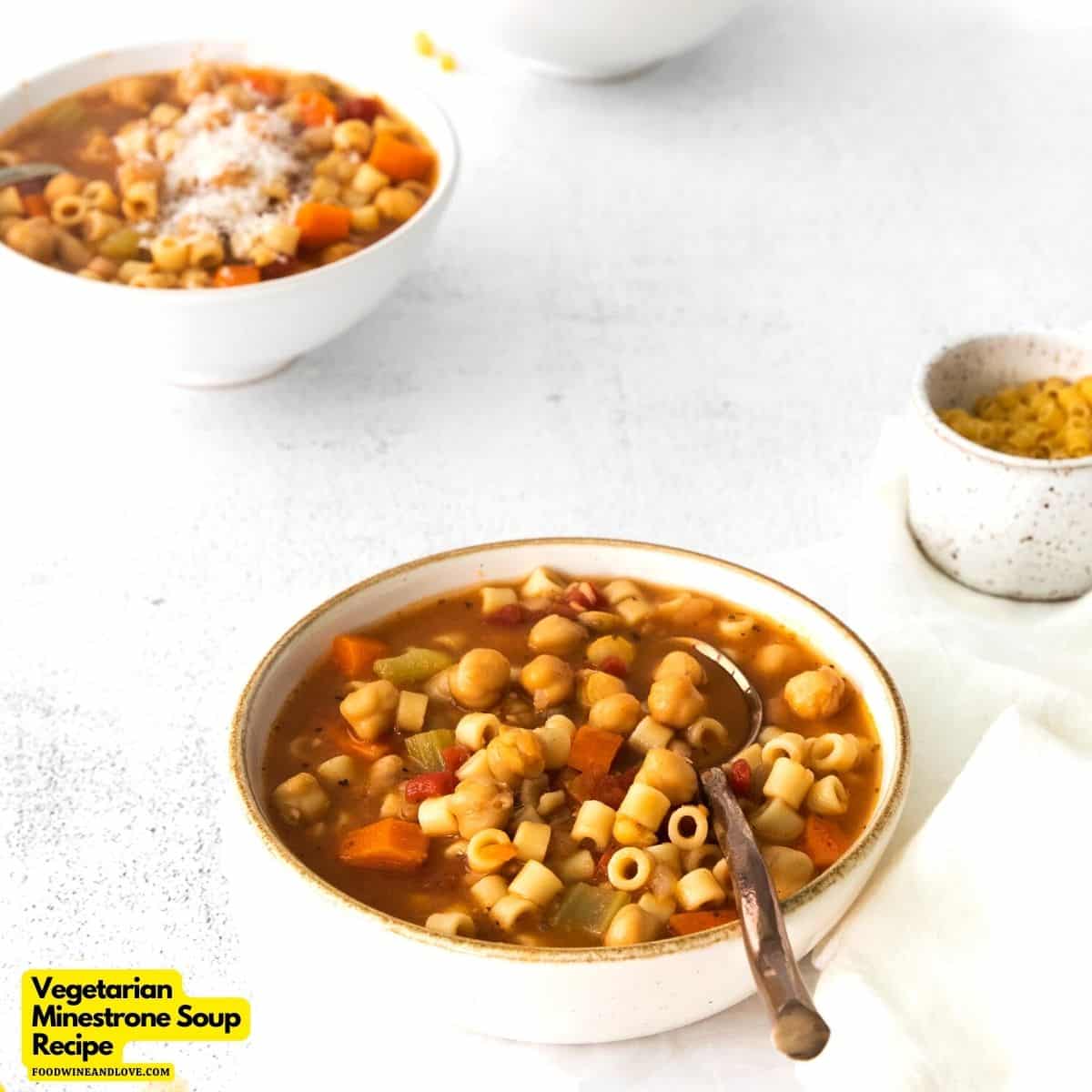 Vegetarian Minestrone Soup Recipe