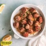 Mediterranean Diet Chicken Meatballs