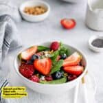 Spinach and Berry Salad with Poppyseed Dressing