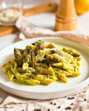 Mediterranean Diet Asparagus Pasta