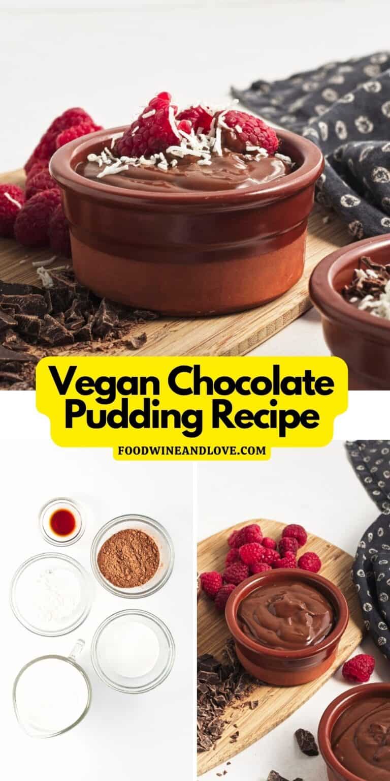 Vegan Chocolate Pudding Recipe - Food Wine and Love