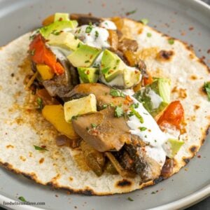 Portobello Mushroom Fajitas (Vegan)