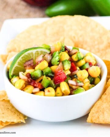 Chipotle Corn Salsa (Vegan, MedDiet)