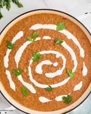 Red Lentil Dahl Recipe