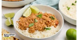 Red Lentil Dahl Recipe - Food Wine and Love