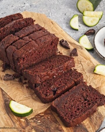 Chocolate Zucchini Bread- Vegan Recipe