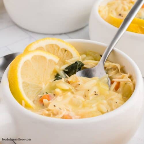 Greek Lemon Chicken Soup (Avgolemono)