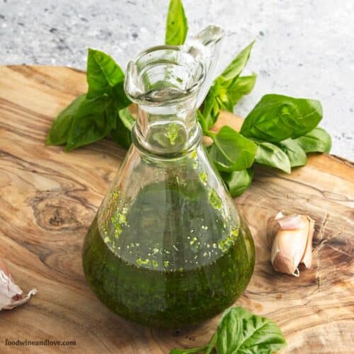 Basil and Garlic Dipping Oil (for bread)