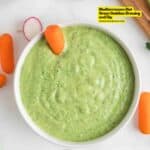 Mediterranean Diet Green Goddess Dressing and Dip