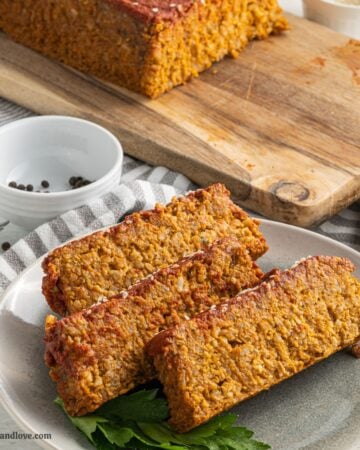 Vegan Meatloaf Made With Rice